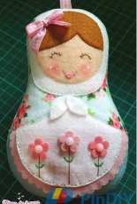 Mimos da Laura - Matrioska - Soft Doll - Portuguese - Free
