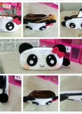 TDC Crafts - Crochet panda purse and panda wallet - Free