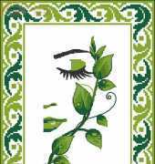 Green Leaf Face