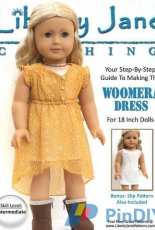 Liberty Jane Clothing-Woomera Dress for 18"inch Doll
