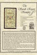 The Exemplarery - The Sarah Rogers Sampler By Joanne Harvey