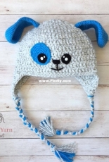 Spin a Yarn Crochet - Jillian Hewitt - Puppy Hat  - Free