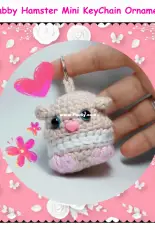 Manic Yarn - Aimee Borst - Gabby Hamster Keychain Ornament