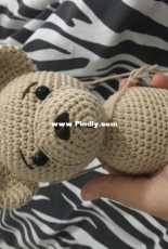 Will be a sweet teddy for a baby boy