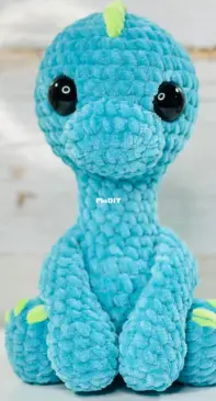 Hanner gurumi - Hannah Harris - Pato Apatosaurus