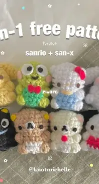 Knotmichelle - Knot Michelle - Michelle - 7 in 1 Sanrio + San x - Free