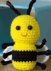 Red Heart – WR1728 - Crochet Baby Bee - Free