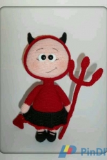 Bonnie in the Demon costume