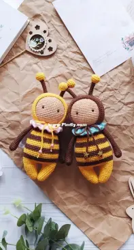Ludaorlova Toys - Lyudmila Orlova - Evie the Bee - Пчёлка Эви - Russian