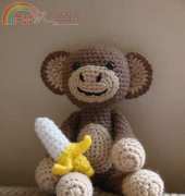 Jaylees Toy Box - Amigurumi Monkey with Banana