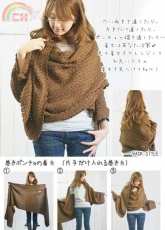 Pierrot Yarns - 29 210 303P  Fine Merino Wrap Poncho- Translated- Free