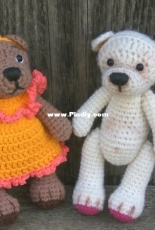 Cute bears friends crochet