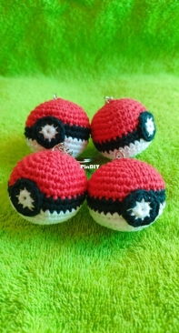 Poke Ball Keychain
