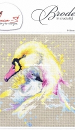 Luca-S B2297 - Pastel Swans PCS
