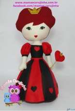 Mamae Corujinha - Queen of Hearts - Soft Doll - Portuguese