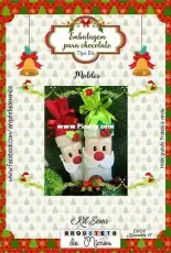 Arquiteta de Mimos - Embalagem para Chocolate Chocolate Bag - Felting - Portuguese - Free