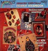 McCall's Creates 15253 Country Christmas Family Scrapbook
