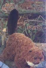 Crochet Annie's Attic - Barbara Anderson - Baby Animals - 87B76 - Beaver