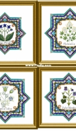 Chatelaine Design ALL Medieval Herb Stars ( ONL 080, 091, 103, 125 )