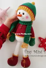 Amigurumi Aşkına - Tiny Mini Design - Demet Karabayır - Snowman Boy - Free