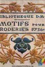 Bibliotheque DMC-Motifs pour Broderies-Therese de Dillmont-1895-French