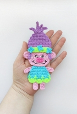Fancy Infancy Crochet - Maria - Troll Girl Applique