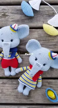 Amigurumi By Güli - Gülizar Ekiz - Nemo and Debby  - Russian - Translated