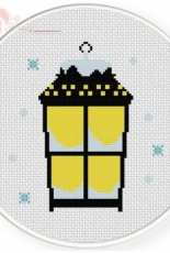 Daily Cross Stitch - Christmas Lantern