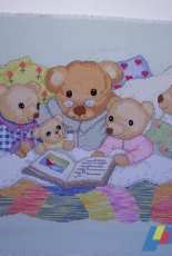 Cute Bears reading a story