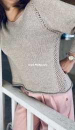 Sandkorn Sweater by Marielle Zatar - English, German