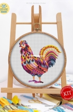 Awesome Pattern Studio - C535 - Mandala Chicken - PCS + XSD