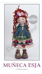 CAROcreated design - Carola Herbst - Doll Esja - Muñeca Esja - Spanish