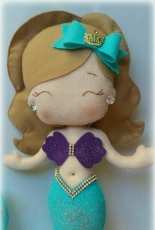 Ateliê Sonhos da Ana - Sereia / Mermaid Felt Pattern - Portuguese - Free