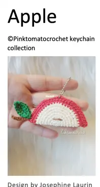 Pink Tomato Crochet - Josephine Laurin - Apple