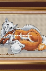 Wolf and Fox by Maria Brovko