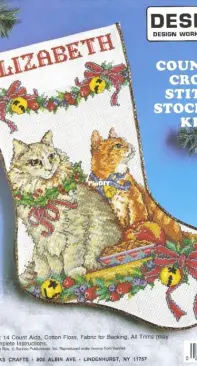 Cross stitch kit - In palms - kitten - Coricamo