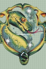 Happy Stitching Studio -  Slytherin by Daria Mastrakova