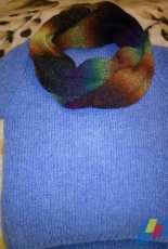 cardigan and scarf of wool
