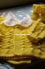 Yellow baby set