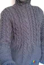 Just Cavalli cabled sweater