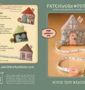 Patchwork & Pottery-House Tape Measure