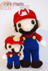 Super Mario and Mini Mario by Ohana
