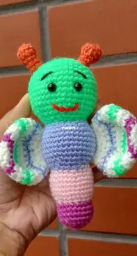 Amigurmi - Rajah the butterfly