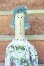 The Church Lady- Cloth Art Doll