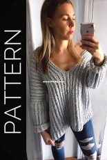 Cozy Creative Crochets - Heather Cummings - The Lazy Daze Sweater