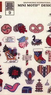 Graphworks: MINI MOTIF DESIGNS - COUNTRY Volume 2 Cross Stitch Book 21