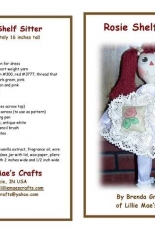 Rosie Shelf Sitter by Brenda Greenwalt- Lillie Mae's Crafts-Free