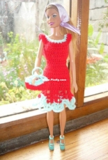 Maguinda Bolsón - Celia dress and bag set for dolls