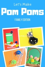 Lets Make Pom Poms Family Edition by Katie Scott