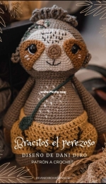 Dani Diro Handmade -  Daniela Diaz - Bracitos the Sloth - Bracitos el Perezoso - Spanish